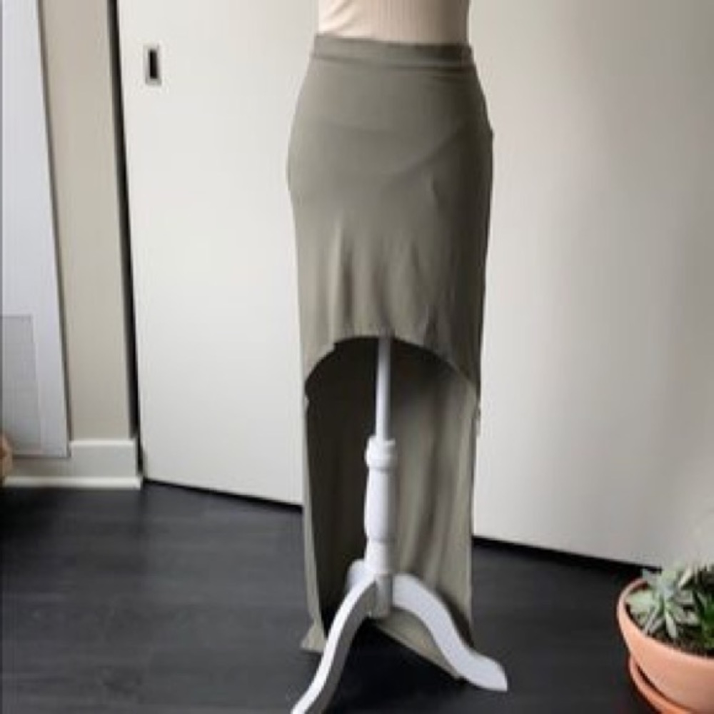 New Guess Marciano Larissa Stretch Jersey High Low Skirt S